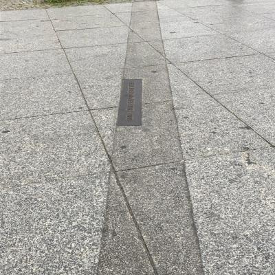 Tracé du Mur de Berlin